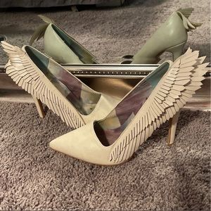 Off-White Colored Angel Wing YRU Heels
